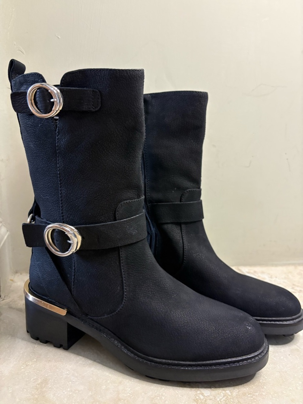 Vince Camuto Kerivini Moto Boots
